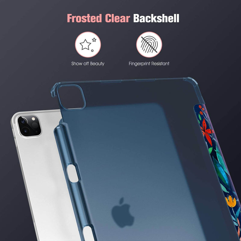 iPad Pro 12.9" 4th/3rd Gen Translucent Frosted Back Case | CaseBot