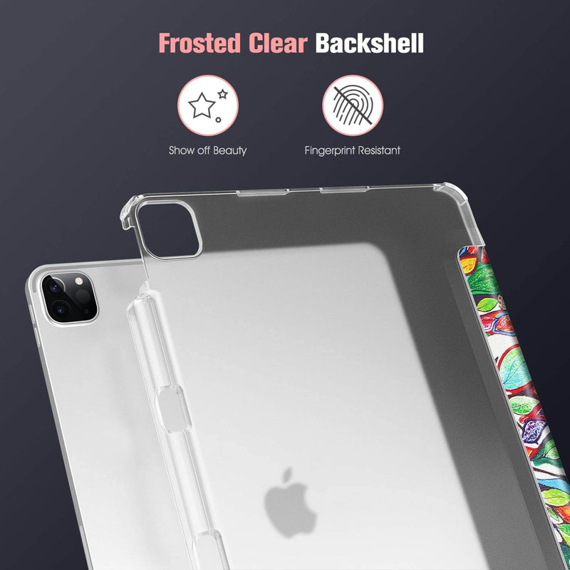 iPad Pro 12.9" 4th/3rd Gen Translucent Frosted Back Case | CaseBot