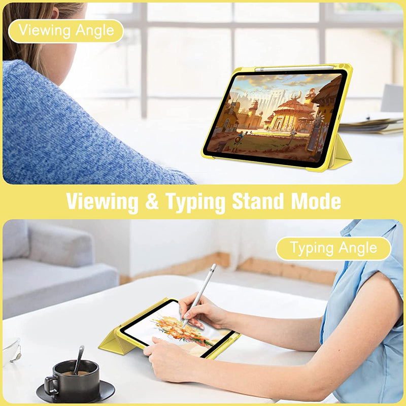iPad 11-Inch A16 Chip 2025, iPad 10th Gen 10.9" 2022 Hybrid Slim Case w/ Pencil Holder | Fintie
