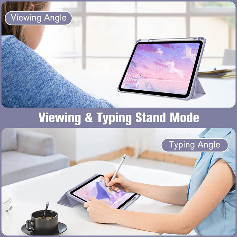 iPad 11-Inch A16 Chip 2025, iPad 10th Gen 10.9" 2022 Hybrid Slim Case w/ Pencil Holder | Fintie