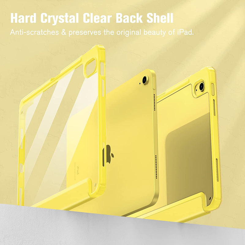iPad 11-Inch A16 Chip 2025, iPad 10th Gen 10.9" 2022 Hybrid Slim Case w/ Pencil Holder | Fintie
