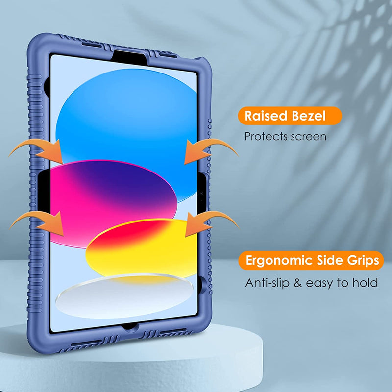 iPad A16 11-inch 2025, iPad 10th Gen 10.9" 2022 Silicone Case | Fintie