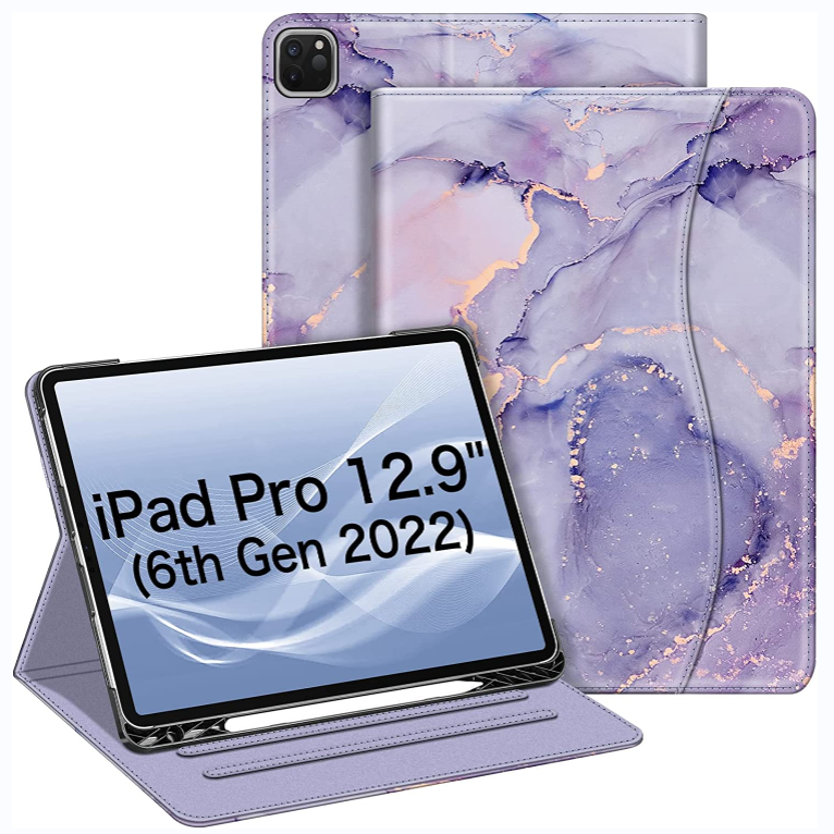 iPad Pro 12.9 Inch 6th/5th Gen 2022/2021 Multi-Angle Viewing Case | Fintie