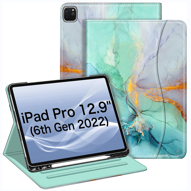 iPad Pro 12.9 Inch 6th/5th Gen 2022/2021 Multi-Angle Viewing Case | Fintie