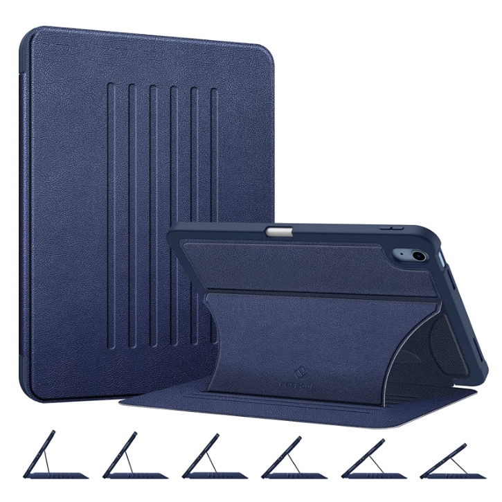 iPad 11-inch A16 Chip 2025, iPad 10th Gen 10.9" 2022 Magnetic Stand Case w/ Pencil Holder | Fintie