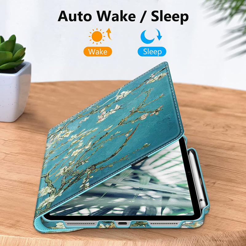 iPad 11-Inch A16 Chip 2025, iPad 10th Gen (2022) 360-Degree Rotating Case w/ Pencil Holder | Fintie