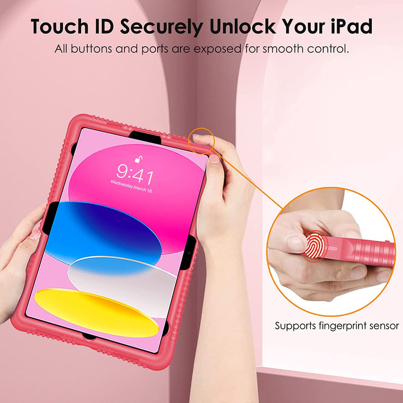iPad A16 11-inch 2025, iPad 10th Gen 10.9" 2022 Silicone Case | Fintie