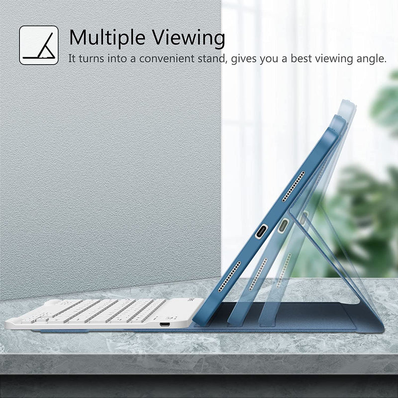 iPad 11-inch A16 Chip (2025), iPad 10th Gen (2022) Keyboard Case w/ Pencil Holder | Fintie