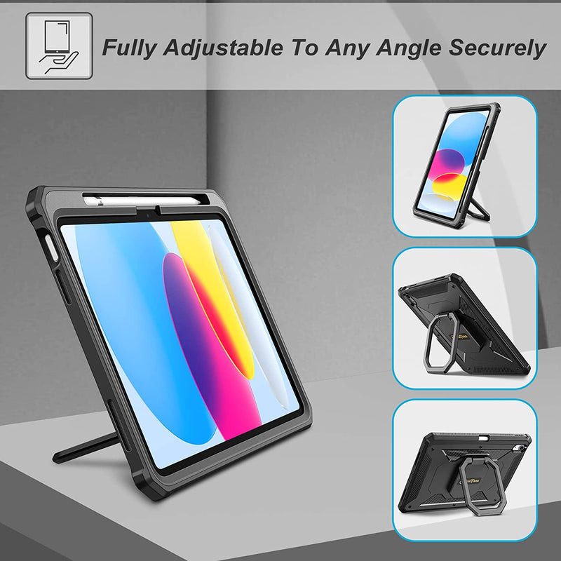 iPad 11-Inch A16 Chip (2025)/ iPad 10th Gen (2022) Tuatara Rugged Case | Fintie