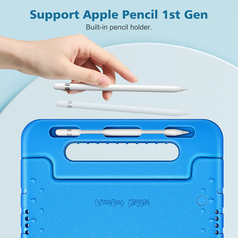 iPad 11-Inch A16 Chip 2025, iPad 10th Gen 10.9" 2022 Kid-Friendly EVA Shockproof Case w/ Pencil Holder | Fintie