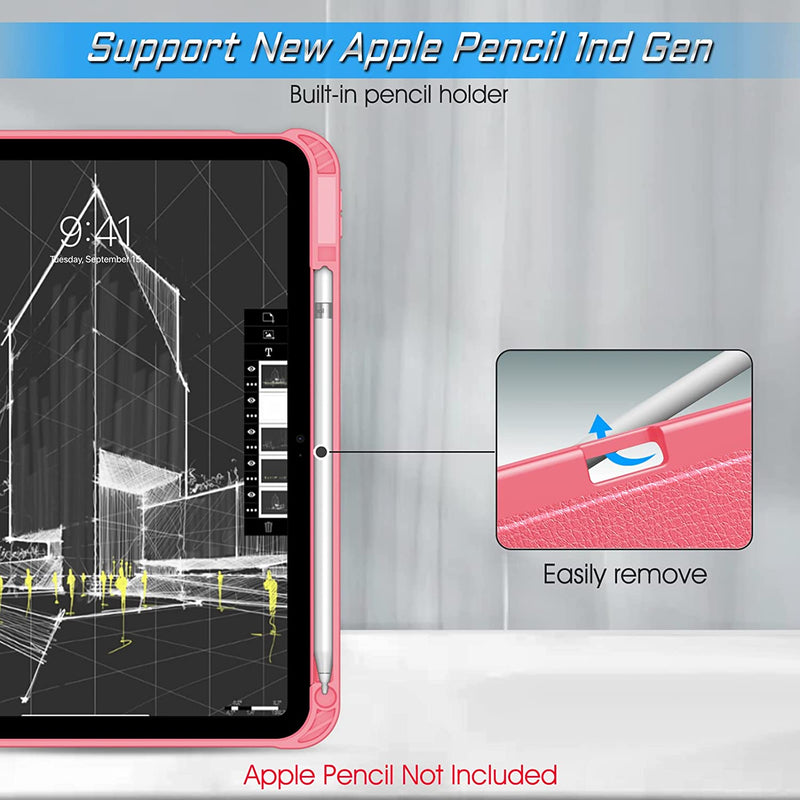 iPad 11-inch A16 Chip 2025, iPad 10th Gen 10.9" 2022 Magnetic Stand Case w/ Pencil Holder | Fintie