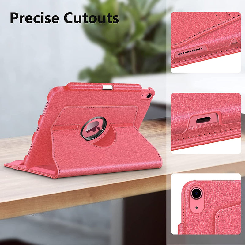 iPad 11-Inch A16 Chip 2025, iPad 10th Gen (2022) 360-Degree Rotating Case w/ Pencil Holder | Fintie