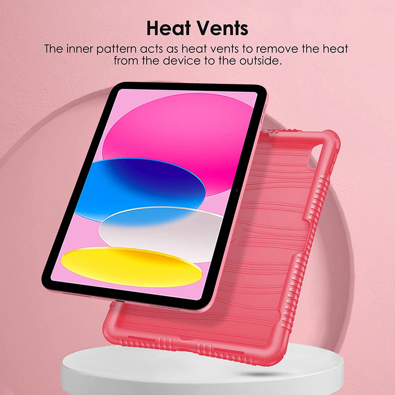 iPad A16 11-inch 2025, iPad 10th Gen 10.9" 2022 Silicone Case | Fintie
