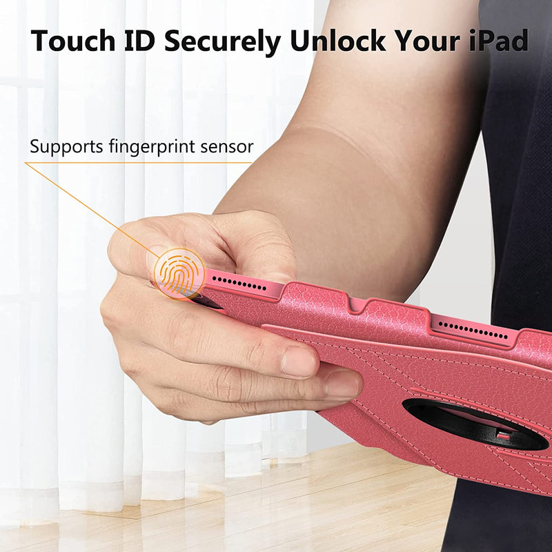 iPad 11-Inch A16 Chip 2025, iPad 10th Gen (2022) 360-Degree Rotating Case w/ Pencil Holder | Fintie