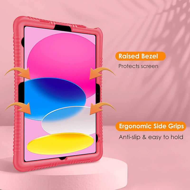 iPad A16 11-inch 2025, iPad 10th Gen 10.9" 2022 Silicone Case | Fintie