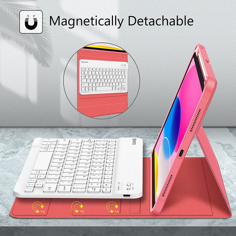 iPad 11-inch A16 Chip (2025), iPad 10th Gen (2022) Keyboard Case w/ Pencil Holder | Fintie