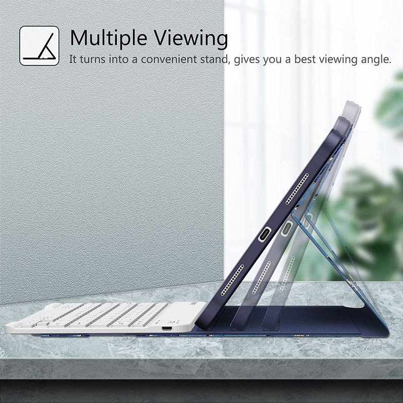iPad 11-inch A16 Chip (2025), iPad 10th Gen (2022) Keyboard Case w/ Pencil Holder | Fintie