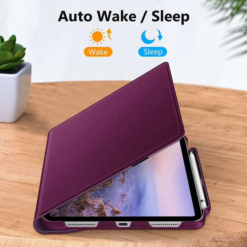 iPad 11-Inch A16 Chip 2025, iPad 10th Gen (2022) 360-Degree Rotating Case w/ Pencil Holder | Fintie