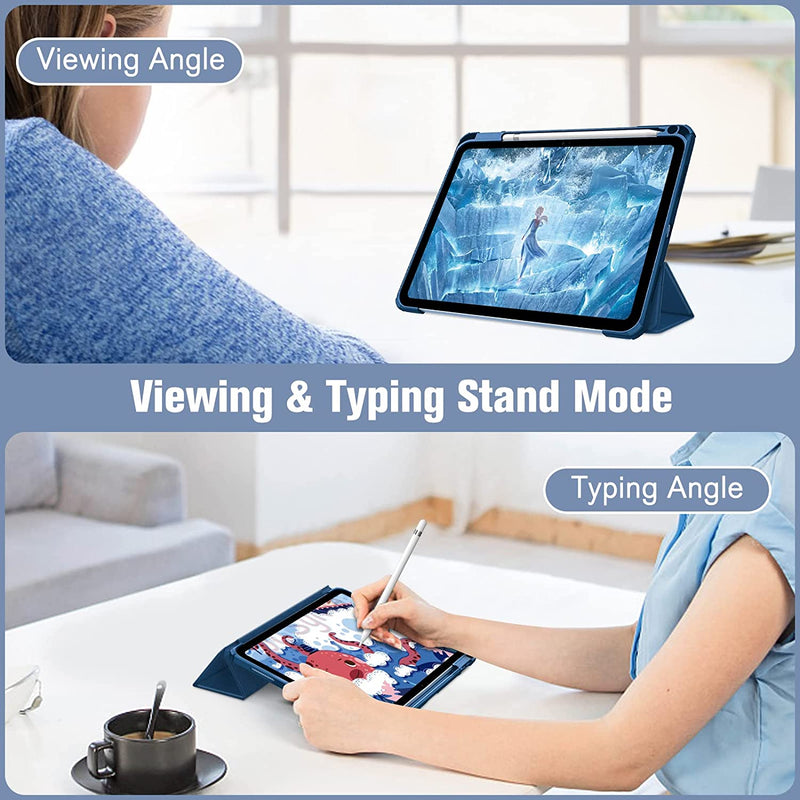iPad 11-Inch A16 Chip 2025, iPad 10th Gen 10.9" 2022 Hybrid Slim Case w/ Pencil Holder | Fintie