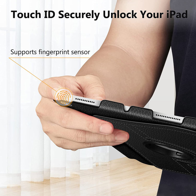 iPad 11-Inch A16 Chip 2025, iPad 10th Gen (2022) 360-Degree Rotating Case w/ Pencil Holder | Fintie
