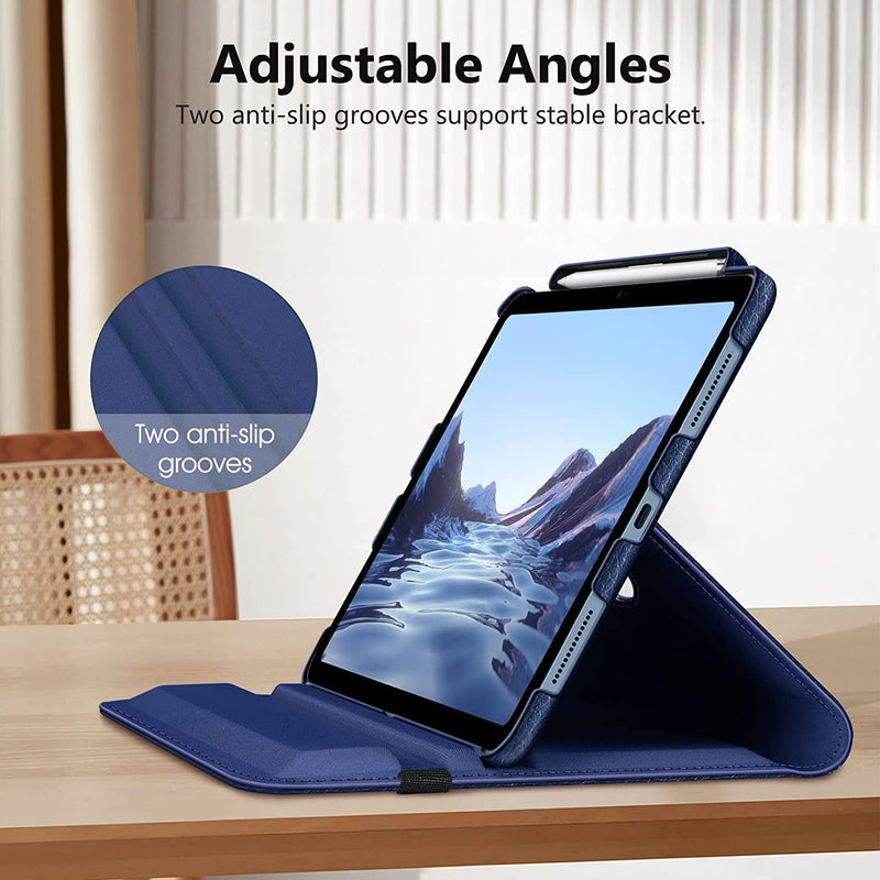 iPad 11-Inch A16 Chip 2025, iPad 10th Gen (2022) 360-Degree Rotating Case w/ Pencil Holder | Fintie