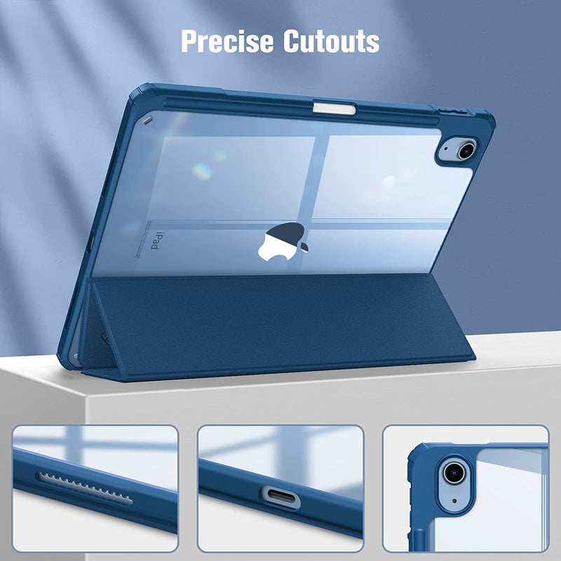 iPad 11-Inch A16 Chip 2025, iPad 10th Gen 10.9" 2022 Hybrid Slim Case w/ Pencil Holder | Fintie