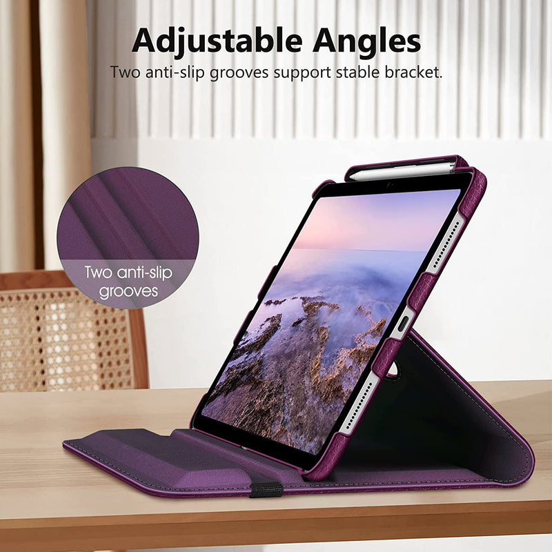 iPad 11-Inch A16 Chip 2025, iPad 10th Gen (2022) 360-Degree Rotating Case w/ Pencil Holder | Fintie