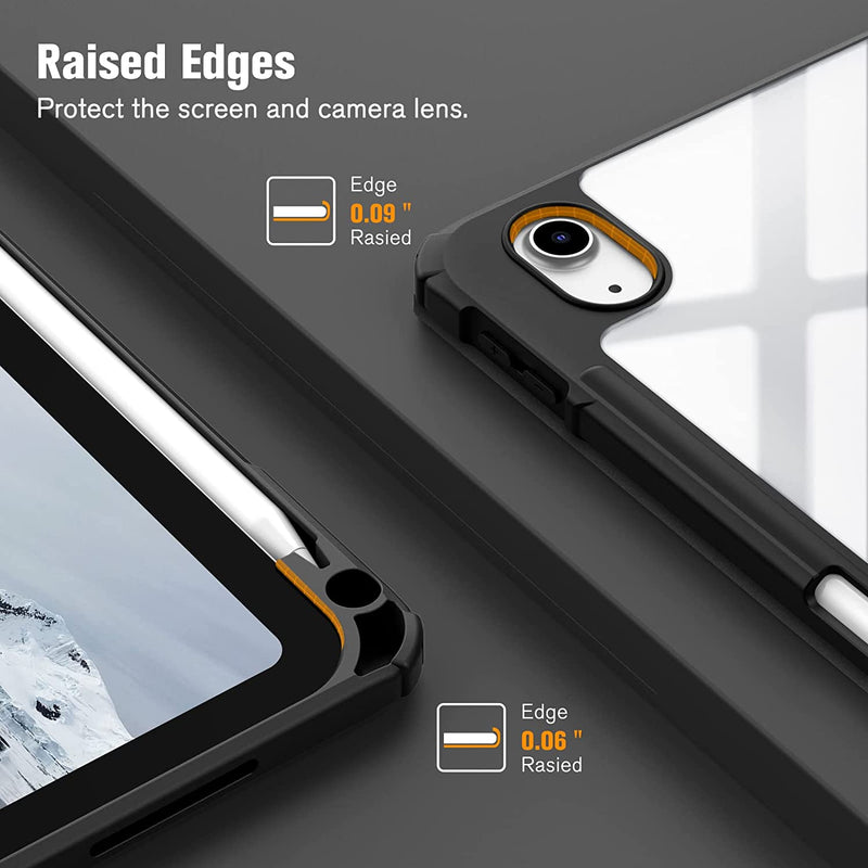 iPad 11-Inch A16 Chip 2025, iPad 10th Gen 10.9" 2022 Hybrid Slim Case w/ Pencil Holder | Fintie