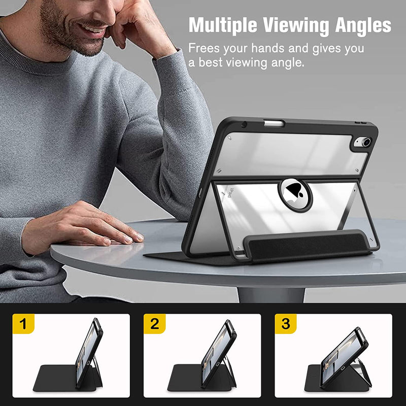 iPad 10th Gen 10.9" 2022 Multi-Angle Viewing Shockproof Case |Fintie