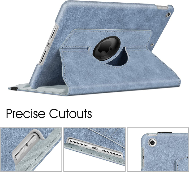 iPad 9 / iPad 8 / iPad 7 360-Degree Rotating Case with Pencil Holder | Fintie