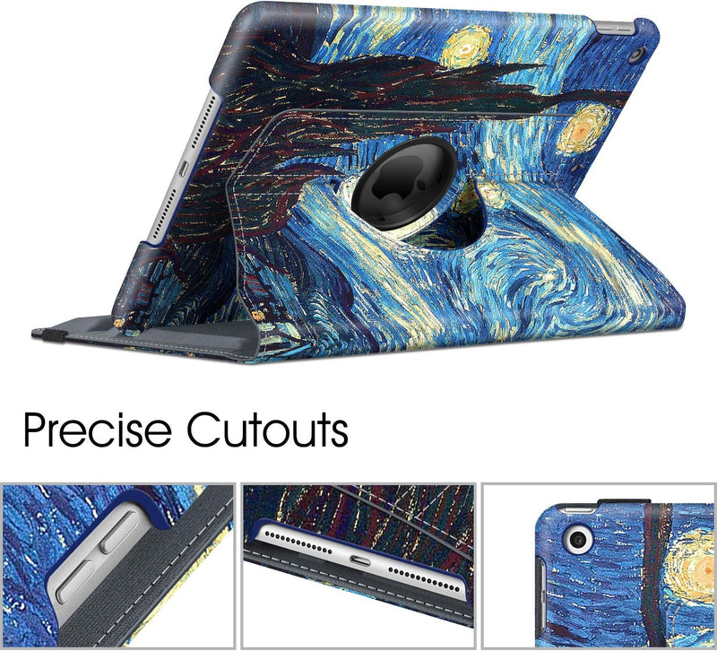 iPad 9 / iPad 8 / iPad 7 360-Degree Rotating Case with Pencil Holder | Fintie