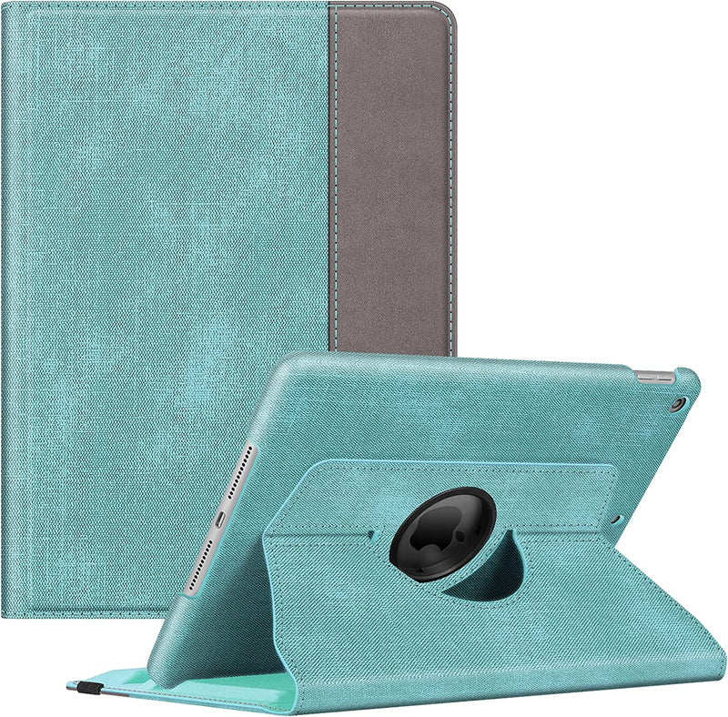 iPad 9th Gen, iPad 8th/7th Gen 360-Degree Rotating Case with Pencil Holder | Fintie