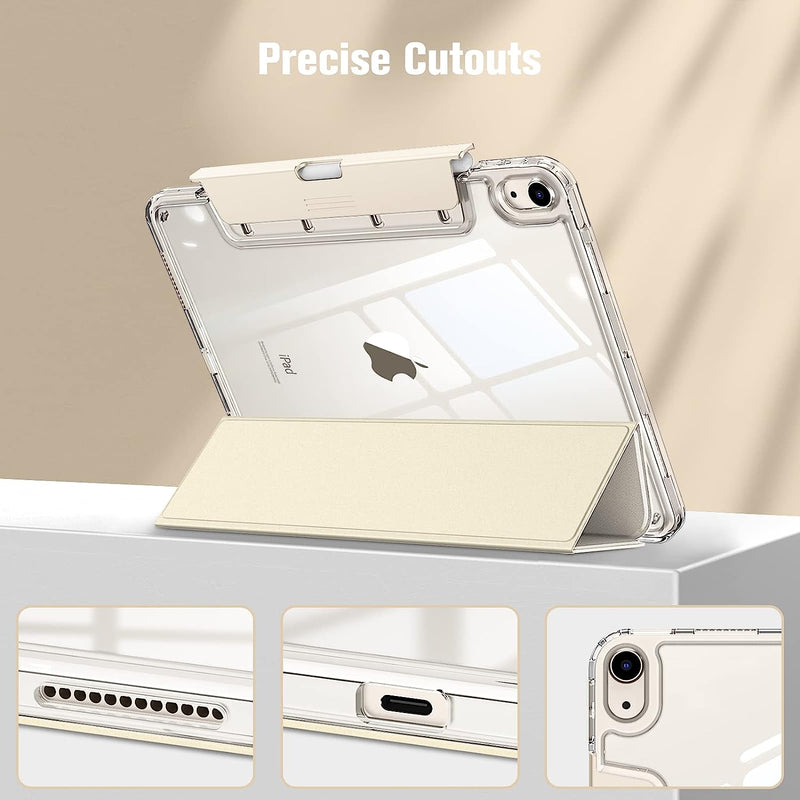 iPad Air 11 (M3 chip 2025, M2 chip 2024) / iPad Air 5th/4th Gen (10.9") Case with Retractable Pencil Holder | Fintie