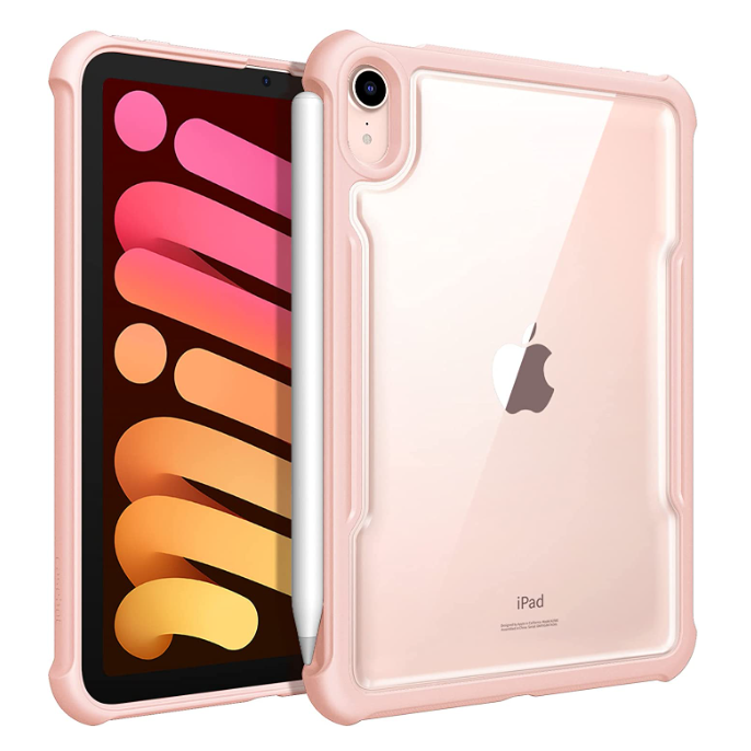 iPad Mini A17 Pro (2024), iPad Mini 6th Gen (2021) Shockproof Hybrid Back Cover | Fintie
