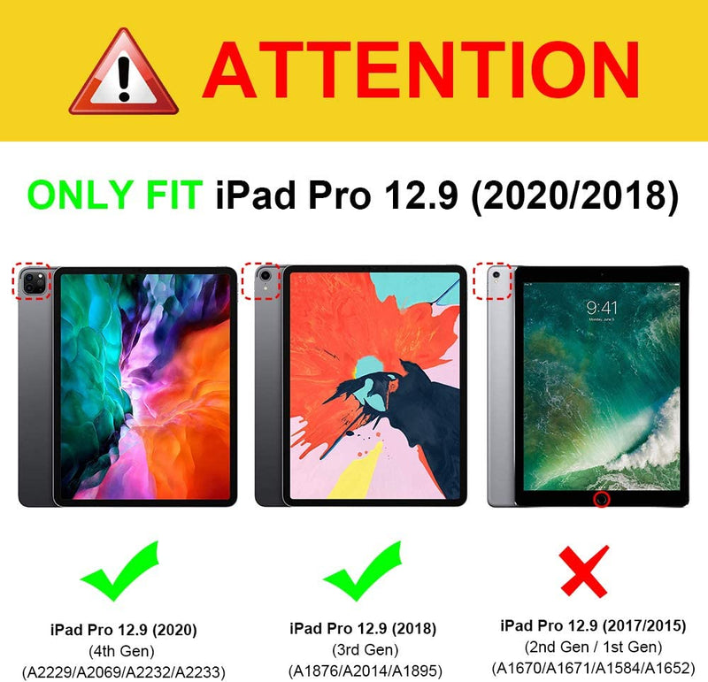 iPad Pro 12.9" 4th/3rd Gen (2020/2018) Tempered Glass Screen Protector | Fintie
