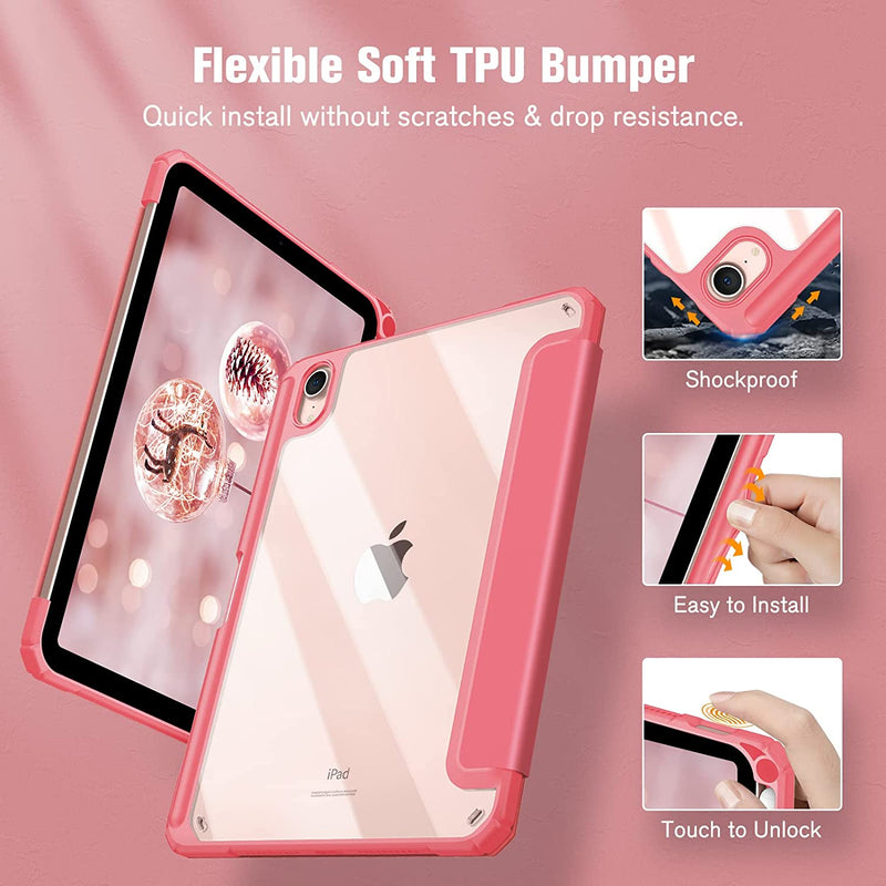 iPad Mini A17 Pro (2024), iPad Mini 6th Gen (2021) Hybrid Slim Case | Fintie