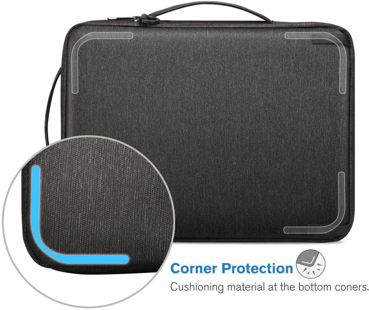 VANGODDY Pindar Laptop Carrying Case Bag with Adjustable Shoulder Strap fits Del