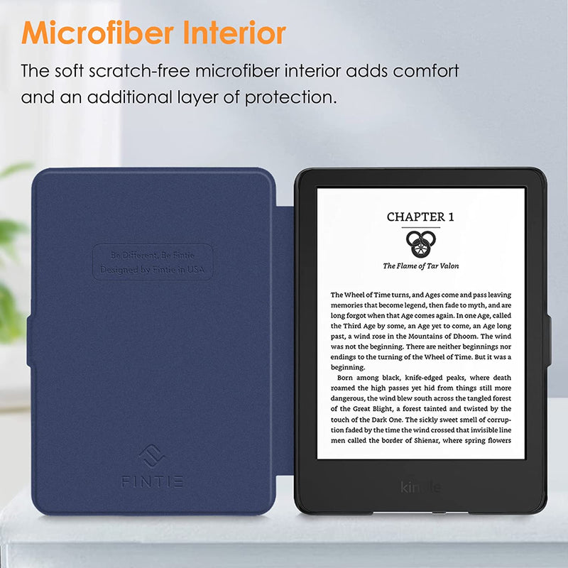 Kindle (11th Gen 2024/2022) Slimshell PU Leather Case | Fintie