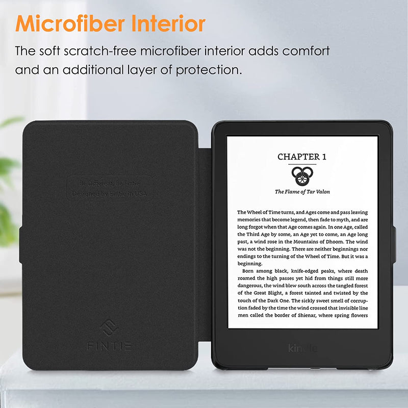 Kindle (11th Gen 2024/2022) Slimshell PU Leather Case | Fintie