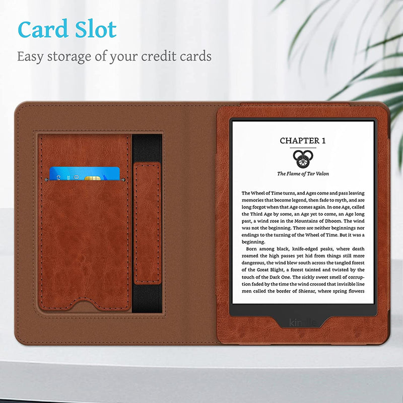 Kindle (11th Gen 2024/2022) Vegan Leather Sleeve Case | Fintie