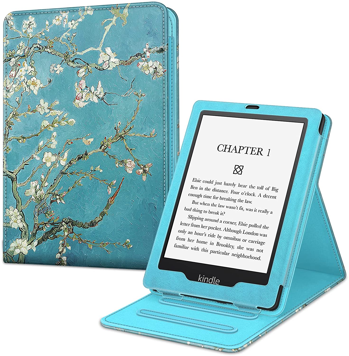 Fintie Funda con tapa para Kindle Paperwhite de 6.8 (11ª generación-2021)  y Kindle Paperwhite Signature Edition, funda vertical con soporte de visión