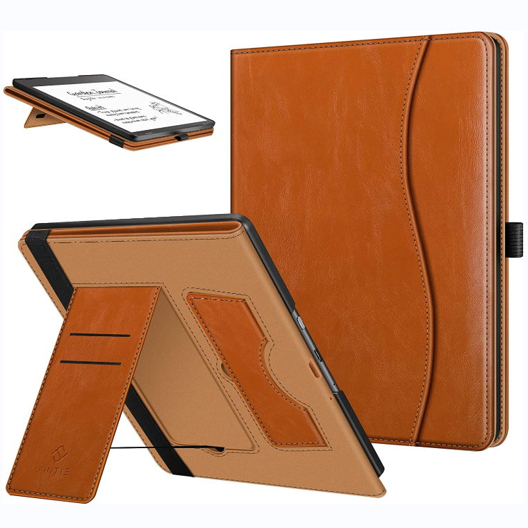 Personalized Leather Case for Kindle Scribe 10.2, Built-in Stand Kindle  Scribe Cover With Premium Pen Holder,  Ereader Cover 606-SC 