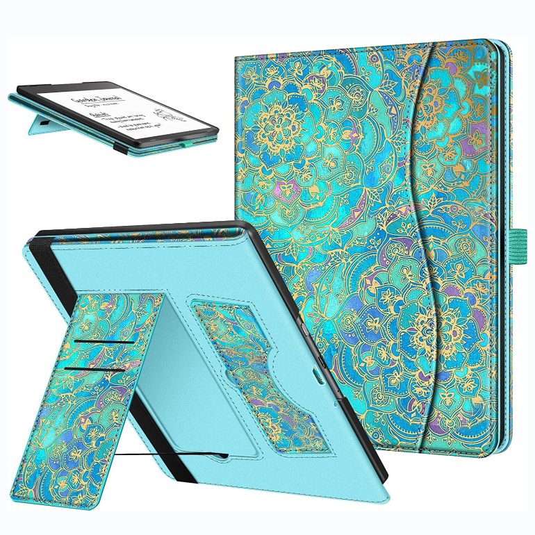 Kindle Scribe (2024/2022) Stand Case w/ Card Slot & Pen Holder | Fintie