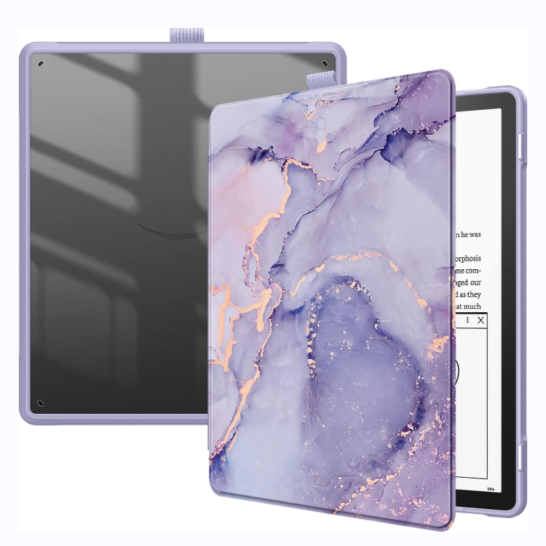 Kindle Scribe (2022) Hybrid Slim Case w/ Transparent Back Shell | Fintie