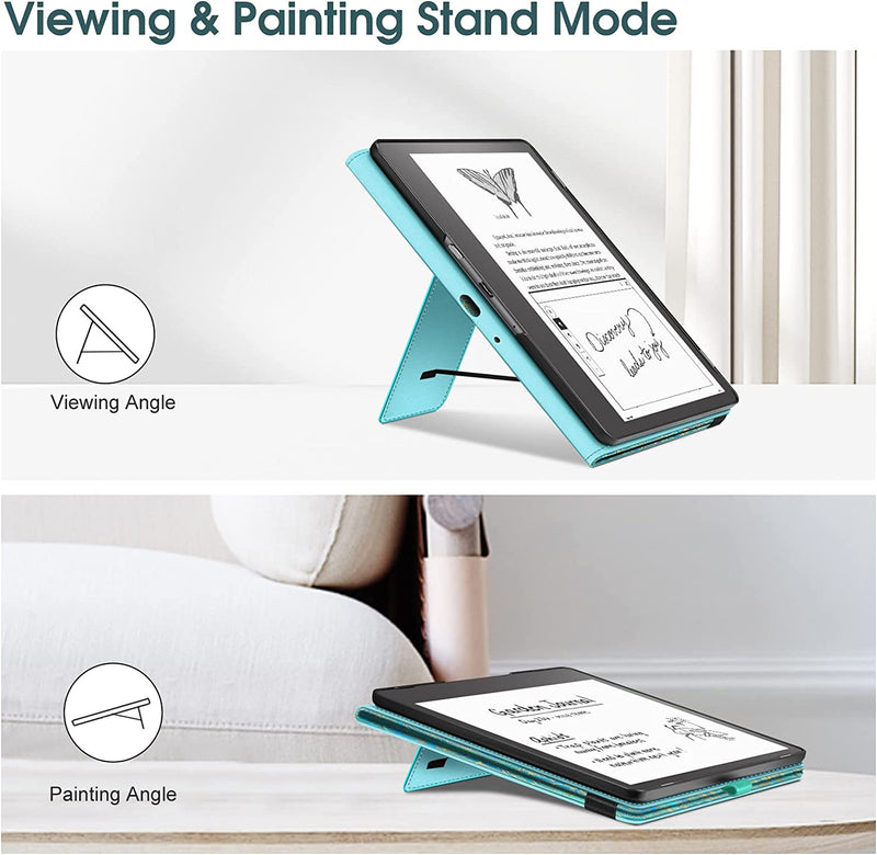 Kindle Scribe (2024/2022) Stand Case w/ Card Slot & Pen Holder | Fintie