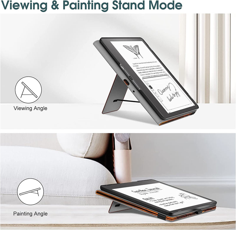 Kindle Scribe (2024/2022) Stand Case w/ Card Slot & Pen Holder | Fintie