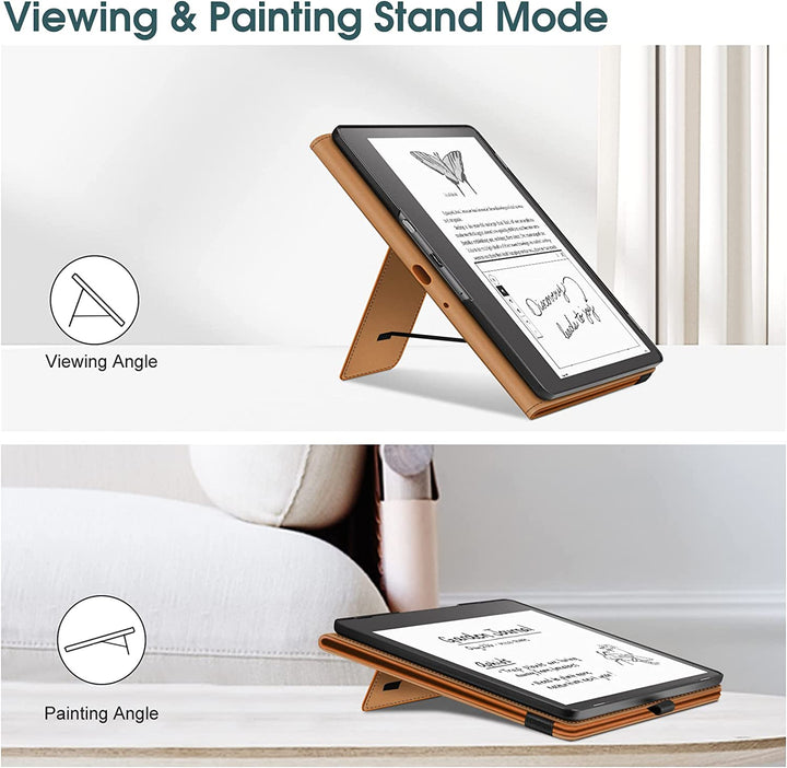Kindle Scribe 10.2-inch (2024/2022) Stand Case w/ Card Slot & Pen