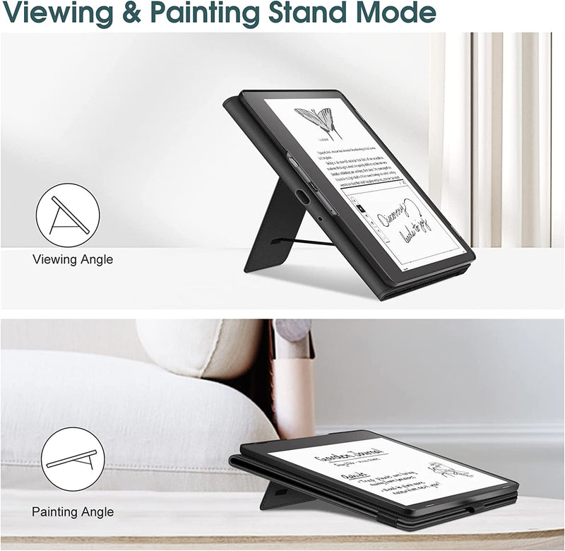 Kindle Scribe (2024/2022) Stand Case w/ Card Slot & Pen Holder | Fintie