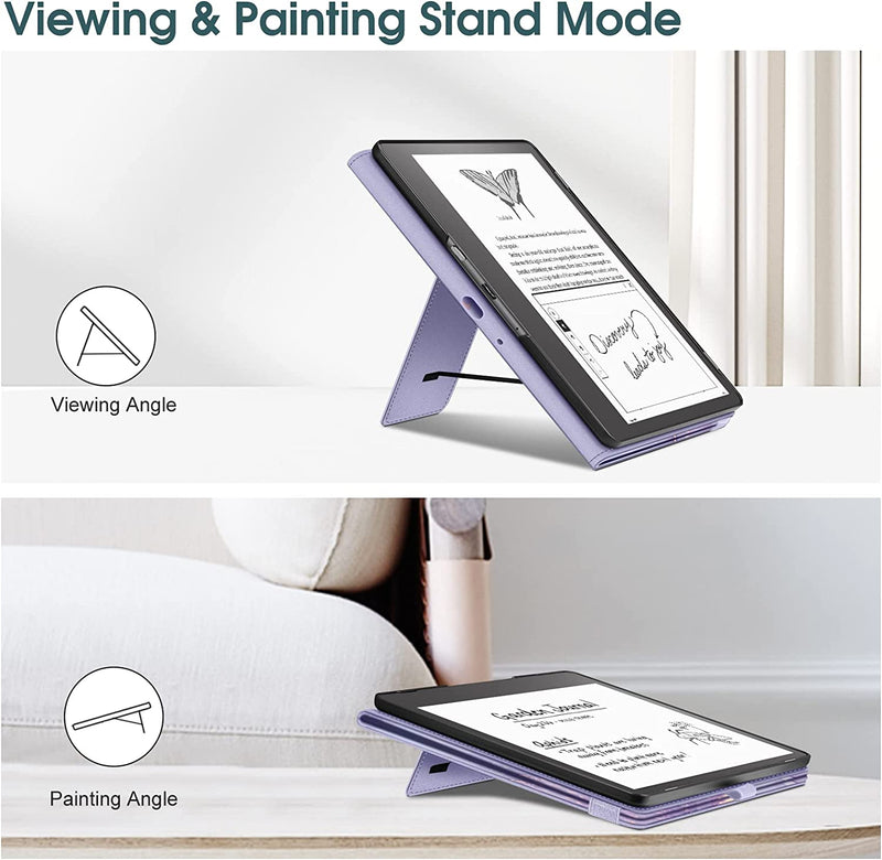 Kindle Scribe (2024/2022) Stand Case w/ Card Slot & Pen Holder | Fintie