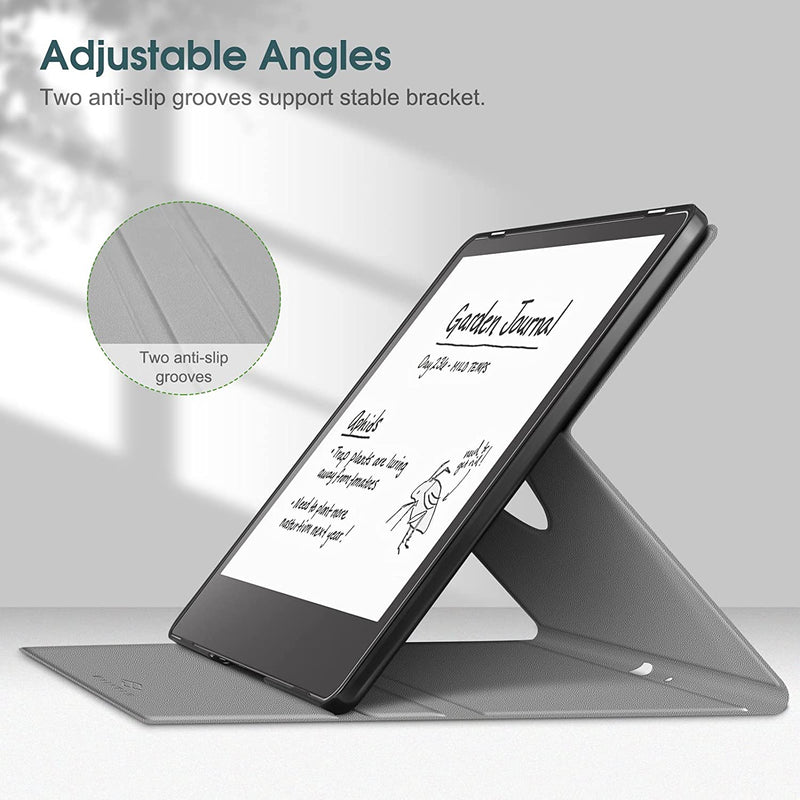 Kindle Scribe (2024/2022) 360-Degree Rotating Case w/ Pencil Holder | Fintie